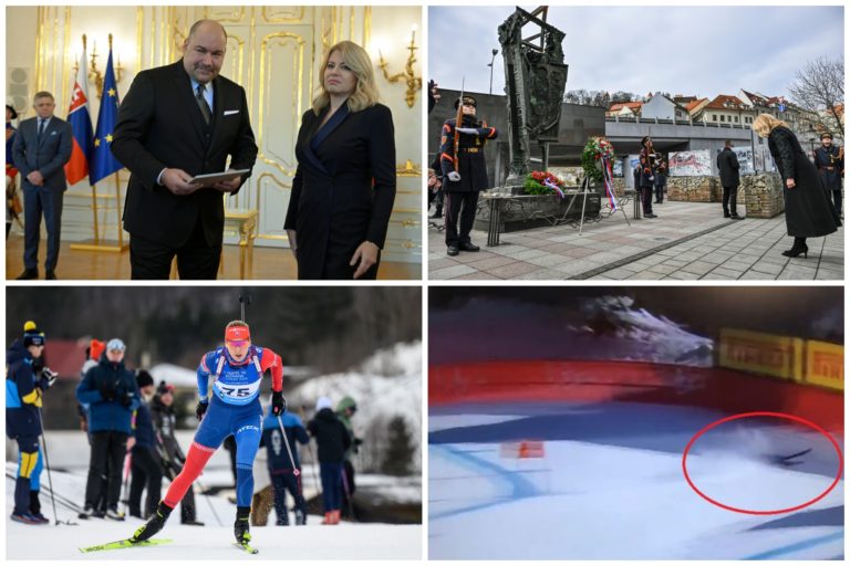 Top foto dňa (26. január 2024): Čaputová vymenovala nového ministra, návrat Kuzminovej aj pád Shiffrinovej