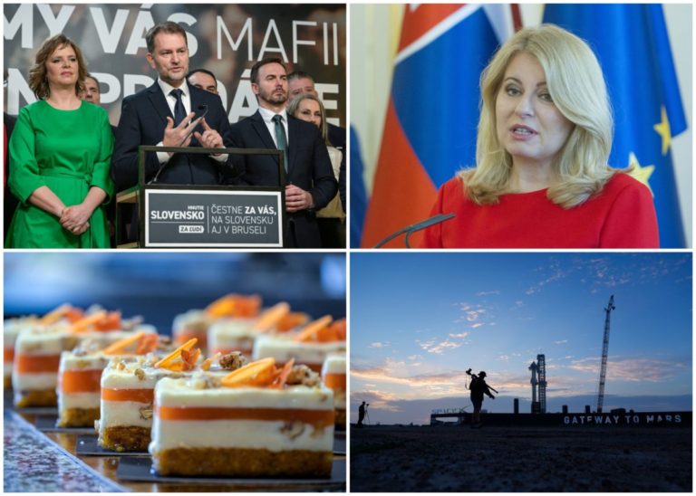 Top foto dňa (13. marec 2024): Matovičova kandidátka do eurovolieb, ocenenie Srdce na dlani aj víťazný korunovačný dezert