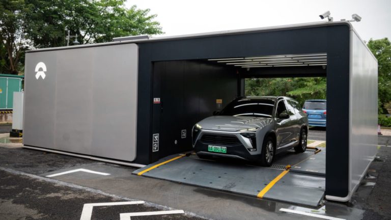 Čínska spoločnosť Nio rozšíri služby výmeny batérií, aby získala infračervenú výhodu pre elektromobily