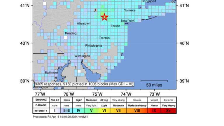 Severovýchod USA zasiahlo zemetrasenie s magnitúdou 4,8