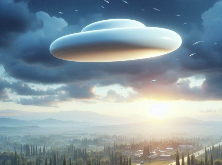Muž natočil UFO v tvare Tic-Tac