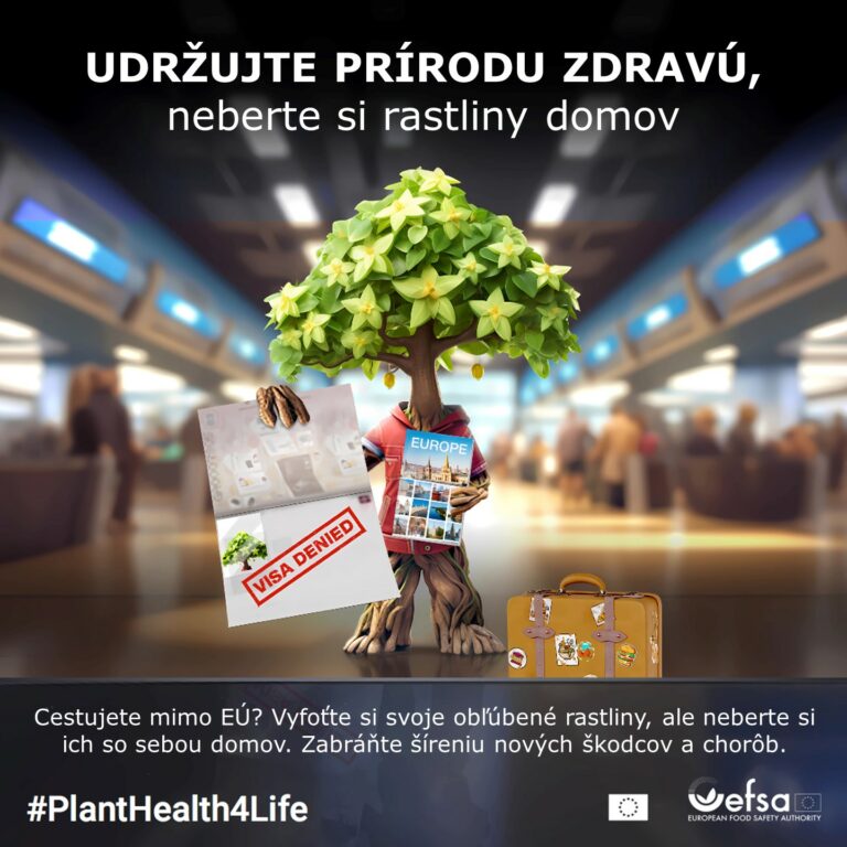 Európska kampaň na podporu zdravia rastlín #PlantHealth4Life prichádza na Slovensko