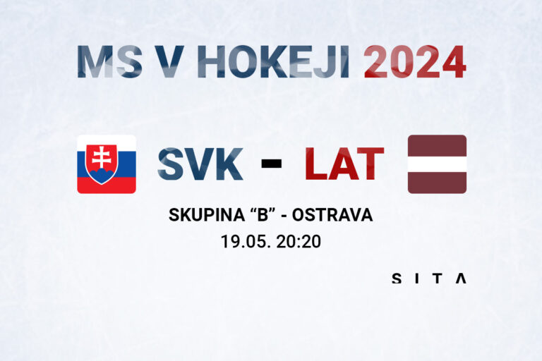 MS v hokeji 2024 (Slovensko – Lotyšsko): Hrá sa druhá tretina, v úvodnej padol jeden gól (online/video)