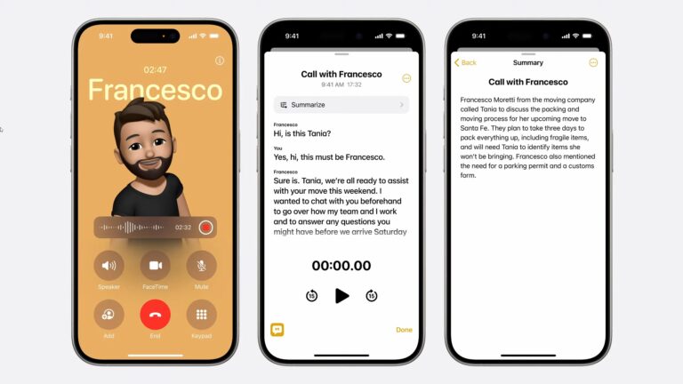 Tieto dve aplikácie Apple získavajú funkcie nahrávania a súhrnu AI