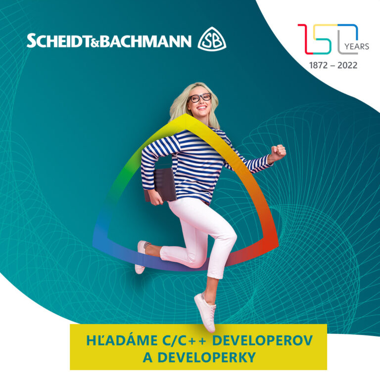 Scheidt & Bachmann: Hľadáme C/C++ developerov a developerky