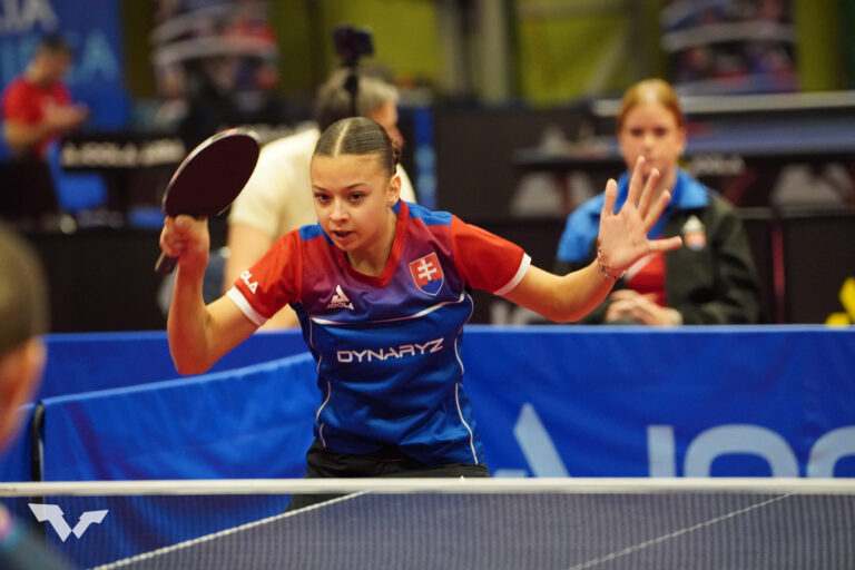 Maximom slovenských dievčat na turnaji v stolnom tenise bolo osemfinále, Wiltschková bola len set od štvrťfinále