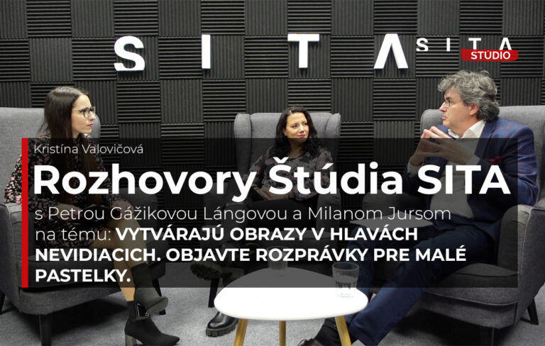 Vytvárajú obrazy v hlavách nevidiacich. Objavte Rozprávky pre malé Pastelky – ROZHOVOR