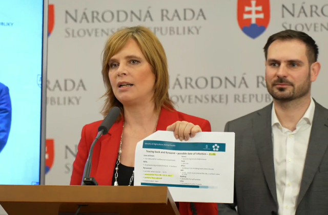 Remišová obvinila Fica a Takáča z klamstiev o opatreniach proti slintačke a krívačke – VIDEO