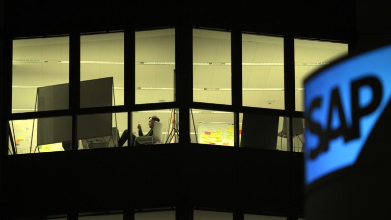 Softvérové ​​gigantné akcie SAP sa prudko zvyšujú po rytme v prvom štvrťroku
