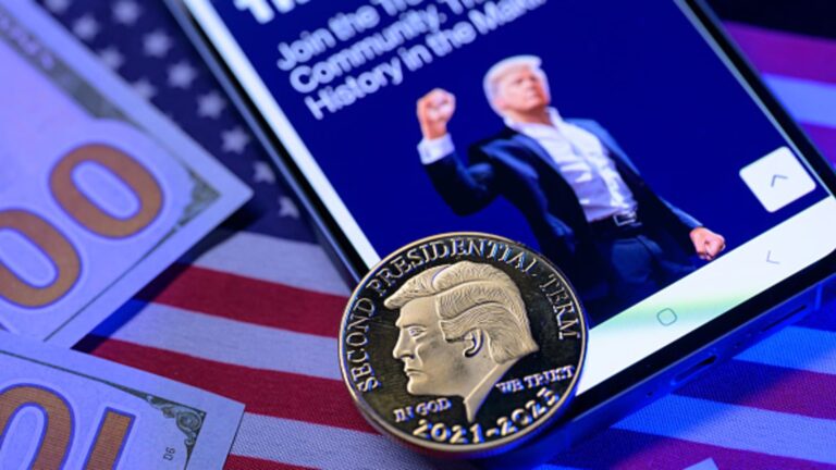 Trump Coin Večera, ktorá zahŕňa väčšinou neameričanov na základe najlepších držiteľov