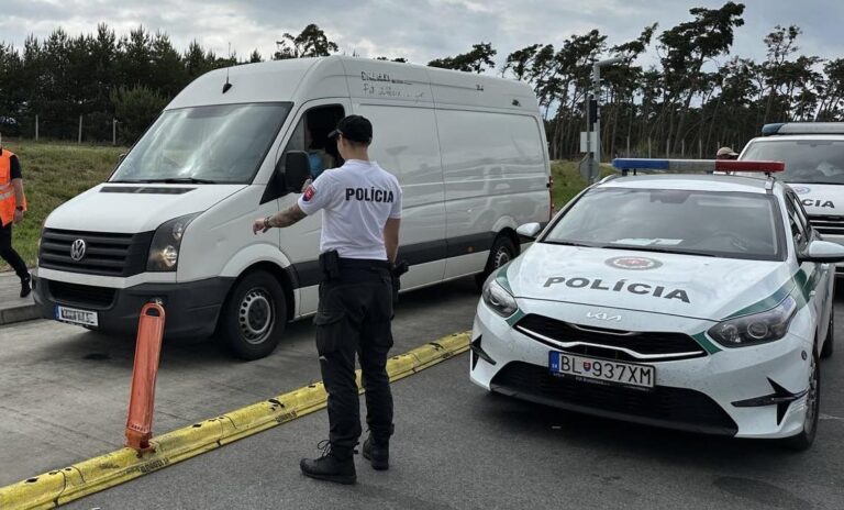Celoslovenská policajná dopravná akcia odhalila viac ako 700 priestupkov – FOTO