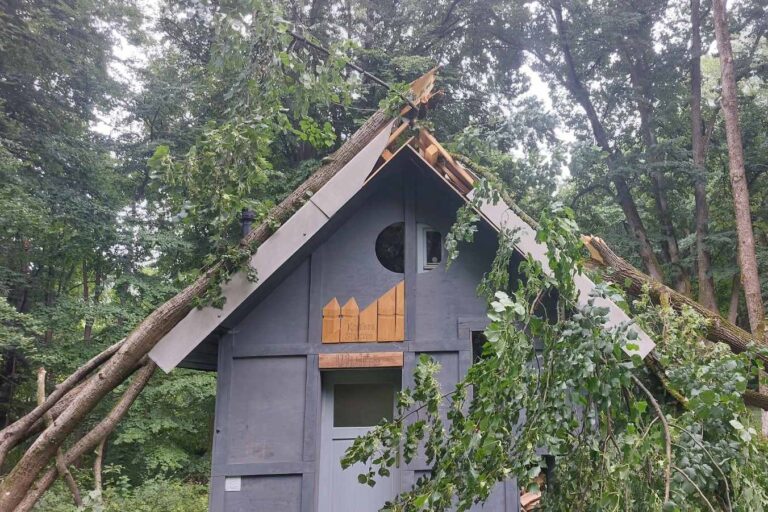 Útulňa na Kráľovej studni v košických mestských lesoch je do odvolania zatvorená, spadol na ňu strom