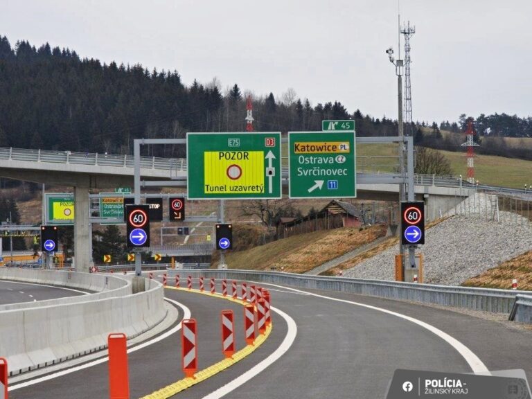 Na diaľnici D3 sa pripravte na obchádzky, tunely Svrčinovec a Poľana čaká uzávierka