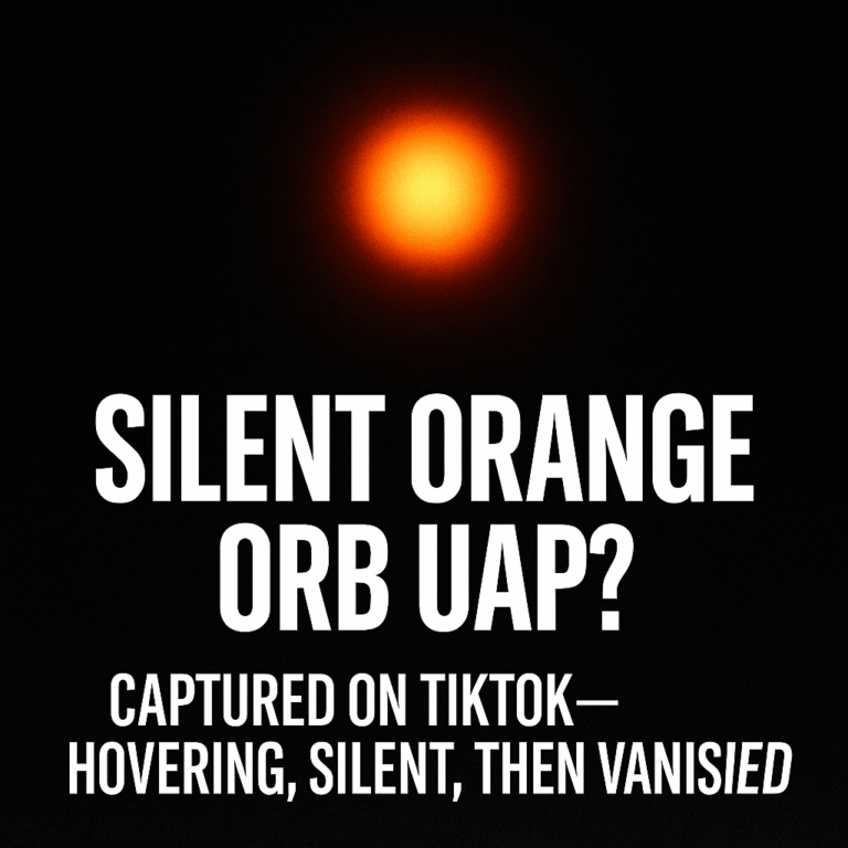 Tichý Orange UAP zaznamenaný v ázijskom meste