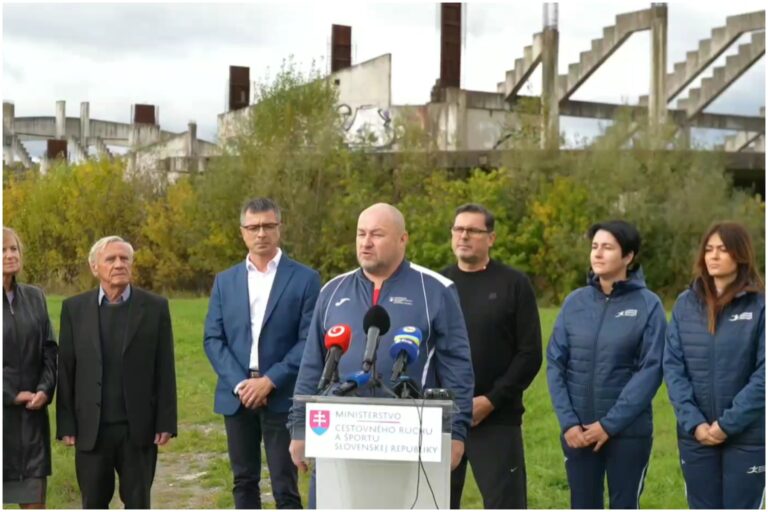 Výstavba atletickej haly vo Zvolene sa začala, podľa Huliaka ide o projekt národného významu – VIDEO